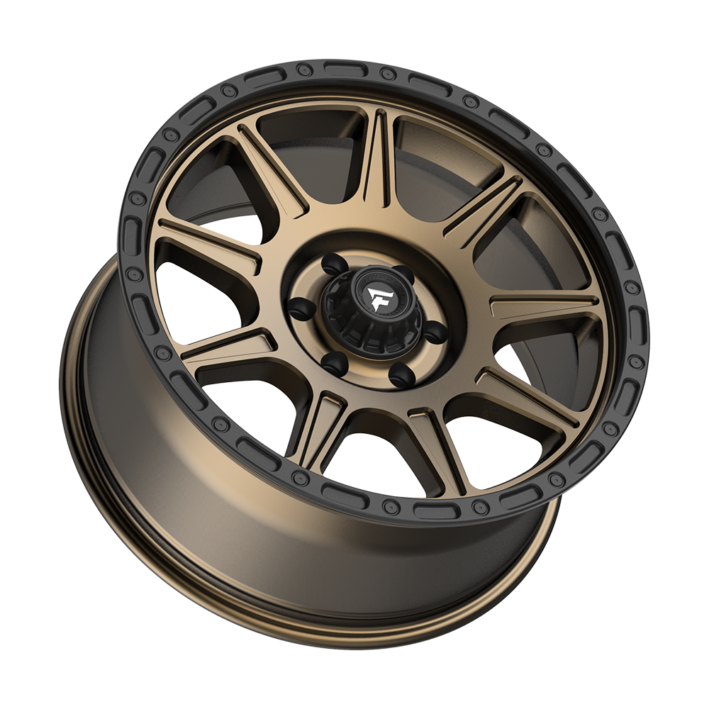 Fittipaldi Off Road FT104ZB Wheel - Satin Bronze with Satin Black Lip