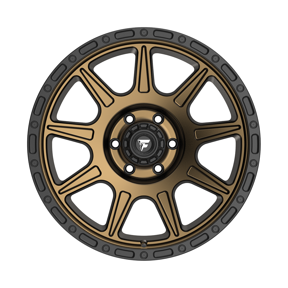 Fittipaldi Off Road FT104ZB Wheel - Satin Bronze with Satin Black Lip