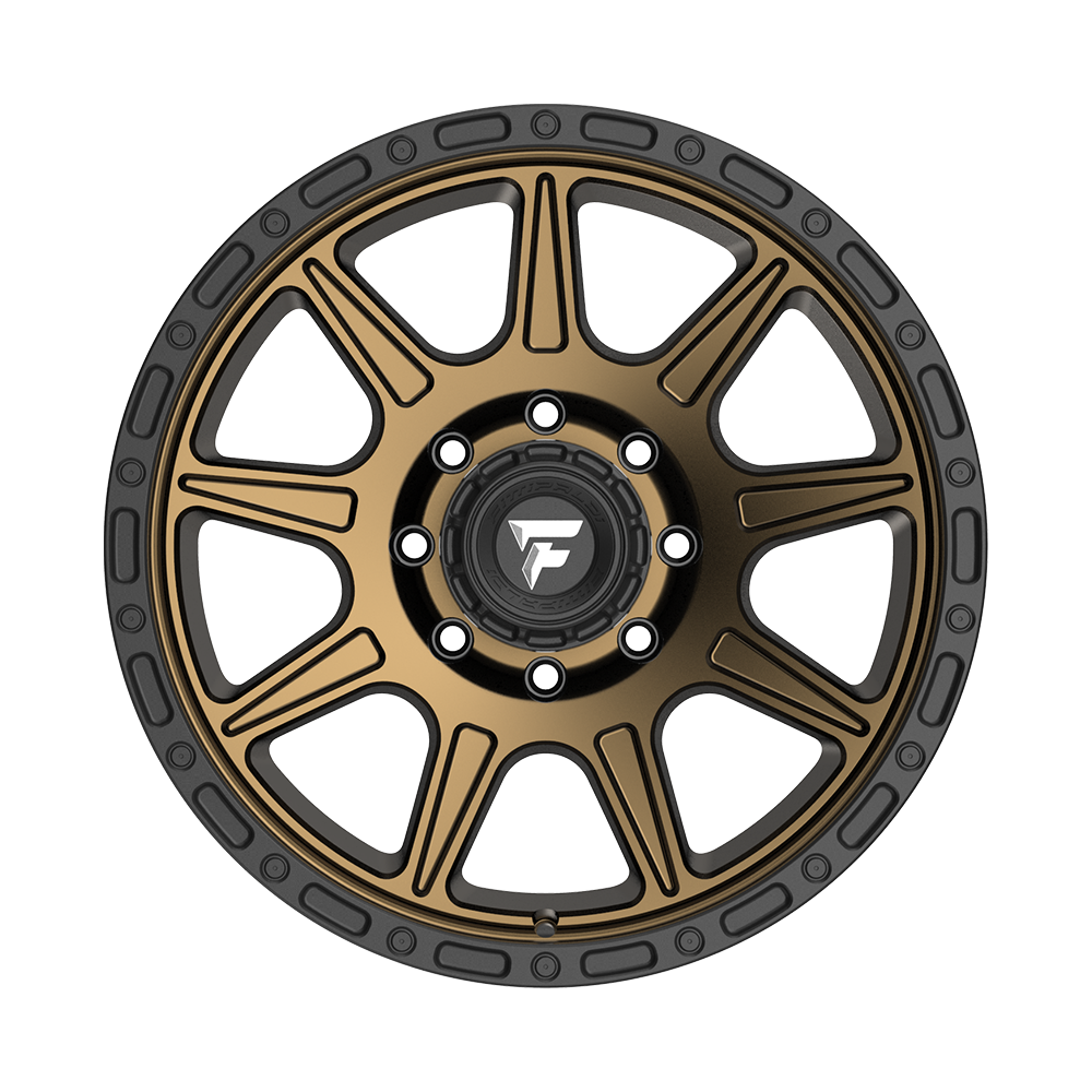 Fittipaldi Off Road FT104ZB Wheel - Satin Bronze with Satin Black Lip