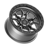 Fittipaldi Off Road FT112AB Wheel - Satin Anthracite with Satin Black Lip