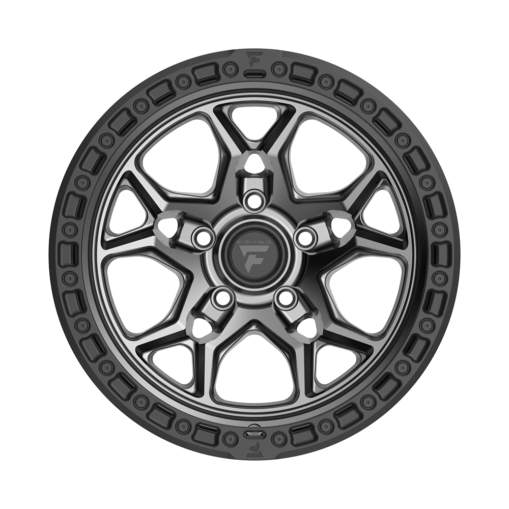Fittipaldi Off Road FT112AB Wheel - Satin Anthracite with Satin Black Lip