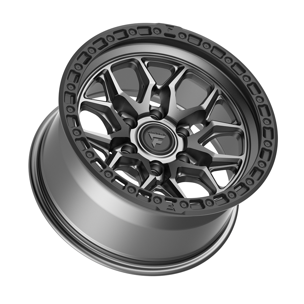 Fittipaldi Off Road FT112AB Wheel - Satin Anthracite with Satin Black Lip