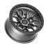 Fittipaldi Off Road FT112AB Wheel - Satin Anthracite with Satin Black Lip