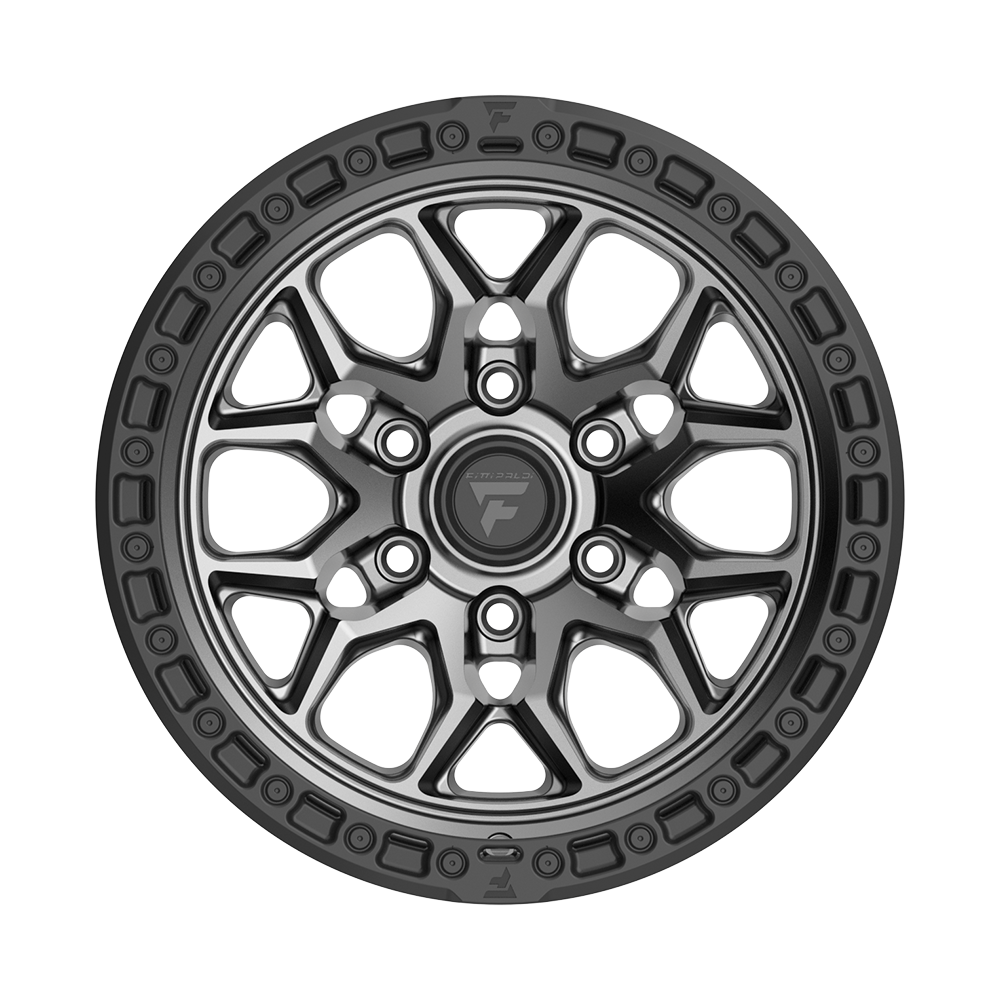 Fittipaldi Off Road FT112AB Wheel - Satin Anthracite with Satin Black Lip