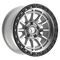 Fittipaldi Off Road FT114MSB Wheel - Machined Silver with Satin Black Lip