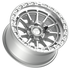 Fittipaldi Off Road FT114MSL Wheel - Machined Silver Machined Lip