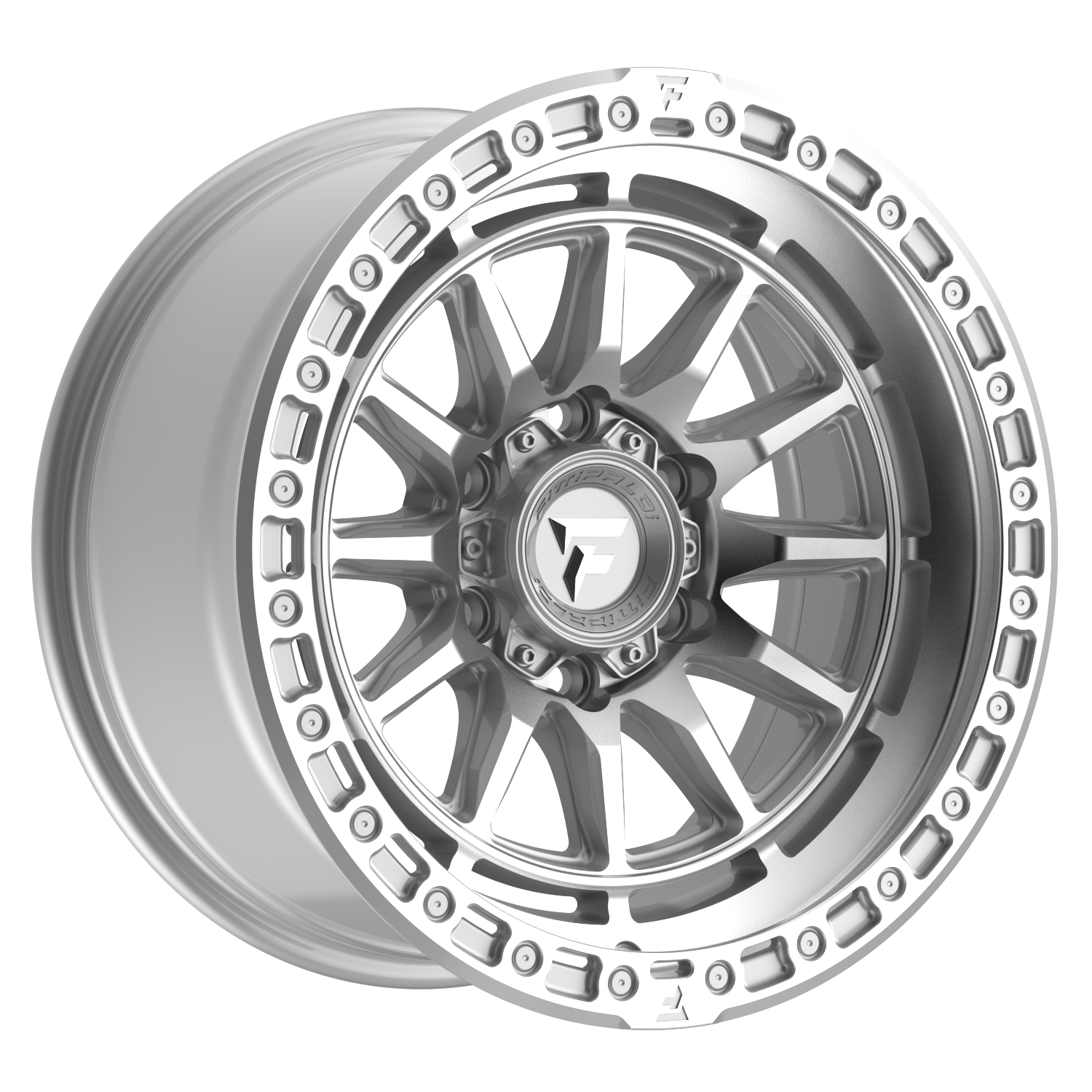 Fittipaldi Off Road FT114MSL Wheel - Machined Silver Machined Lip