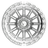 Fittipaldi Off Road FT114MSL Wheel - Machined Silver Machined Lip