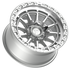Fittipaldi Off Road FT114MSL Wheel - Machined Silver Machined Lip