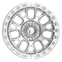 Fittipaldi Off Road FT115MSL Wheel - Machined Silver Machined Lip