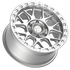 Fittipaldi Off Road FT115MSL Wheel - Machined Silver Machined Lip