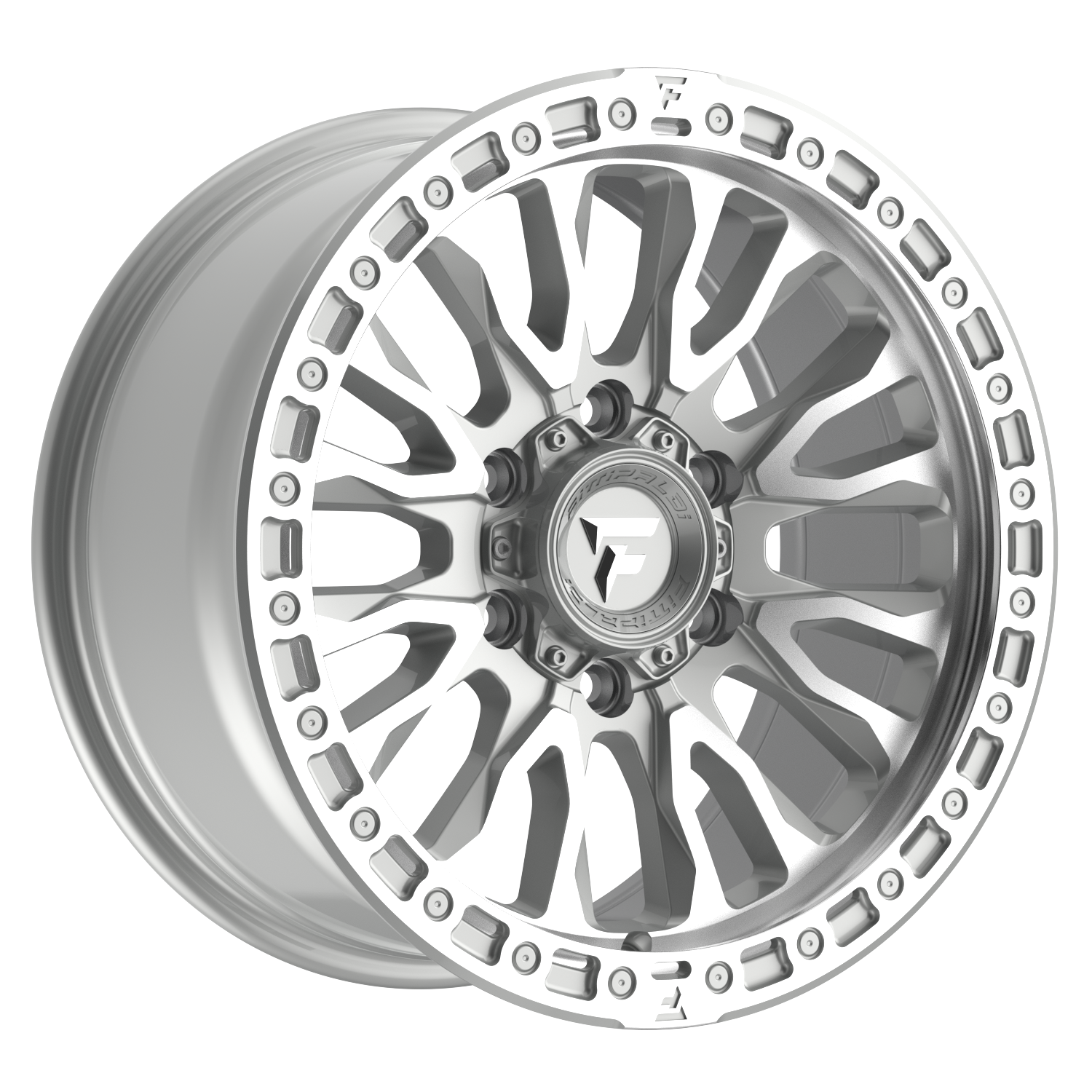 Fittipaldi Off Road FT116MSL Wheel - Machined Silver Machined Lip