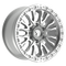 Fittipaldi Off Road FT116MSL Wheel - Machined Silver Machined Lip