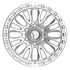 Fittipaldi Off Road FT116MSL Wheel - Machined Silver Machined Lip