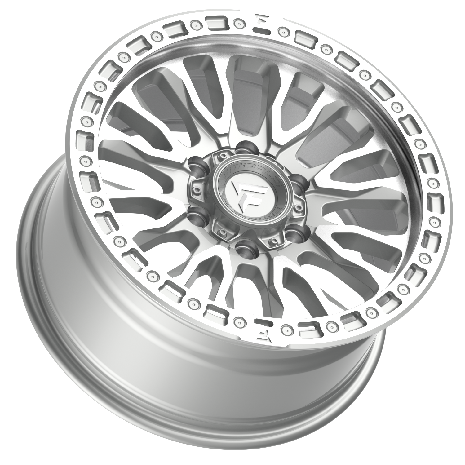Fittipaldi Off Road FT116MSL Wheel - Machined Silver Machined Lip