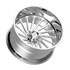 Fittipaldi Off Road FTF503 Wheels – Polished | 24x10, 24x12, 24x14, 26x14, 26x16, 28x16, 30x16
