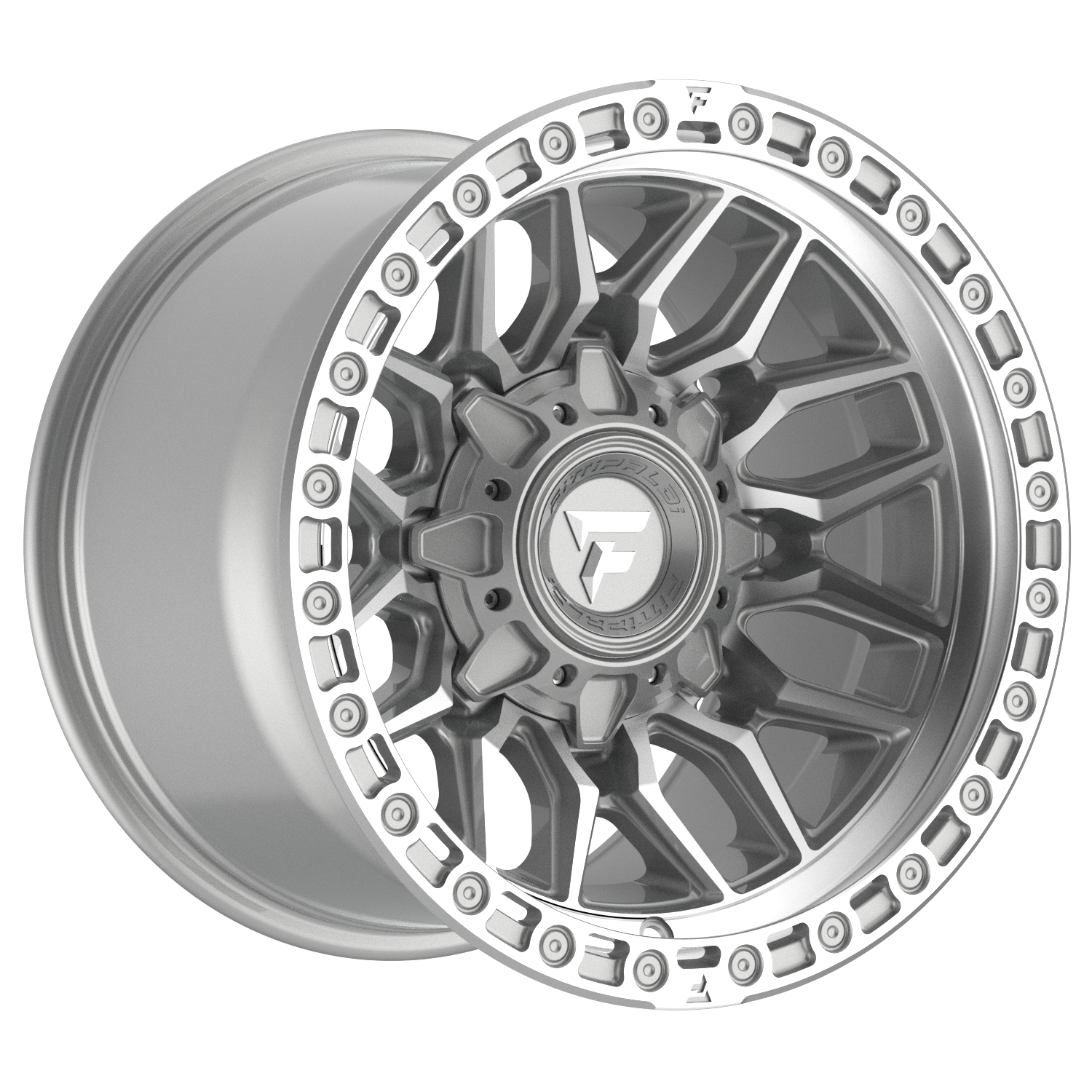 Fittipaldi Off Road FX200MSL Wheel - Machined Silver Machined Lip