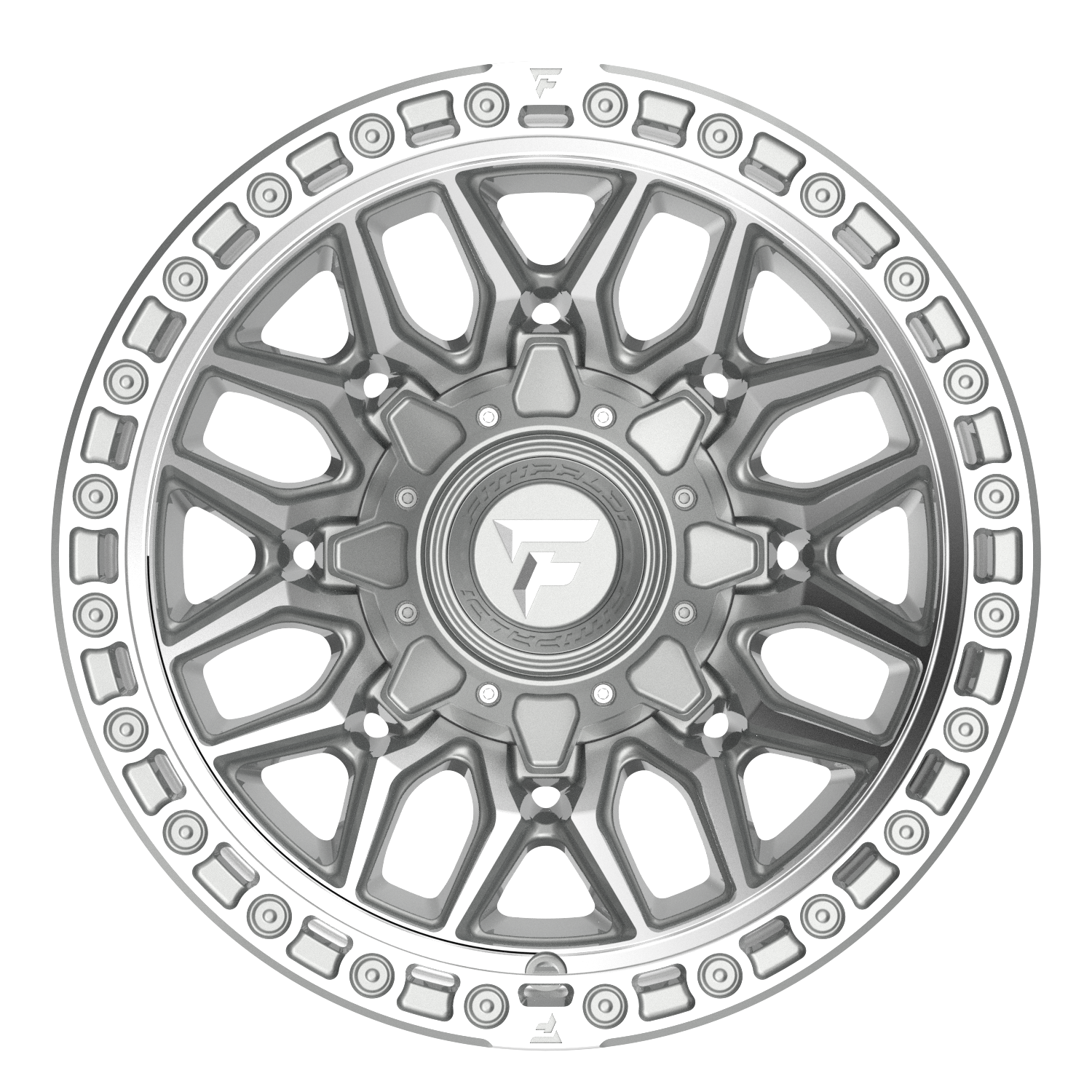 Fittipaldi Off Road FX200MSL Wheel - Machined Silver Machined Lip