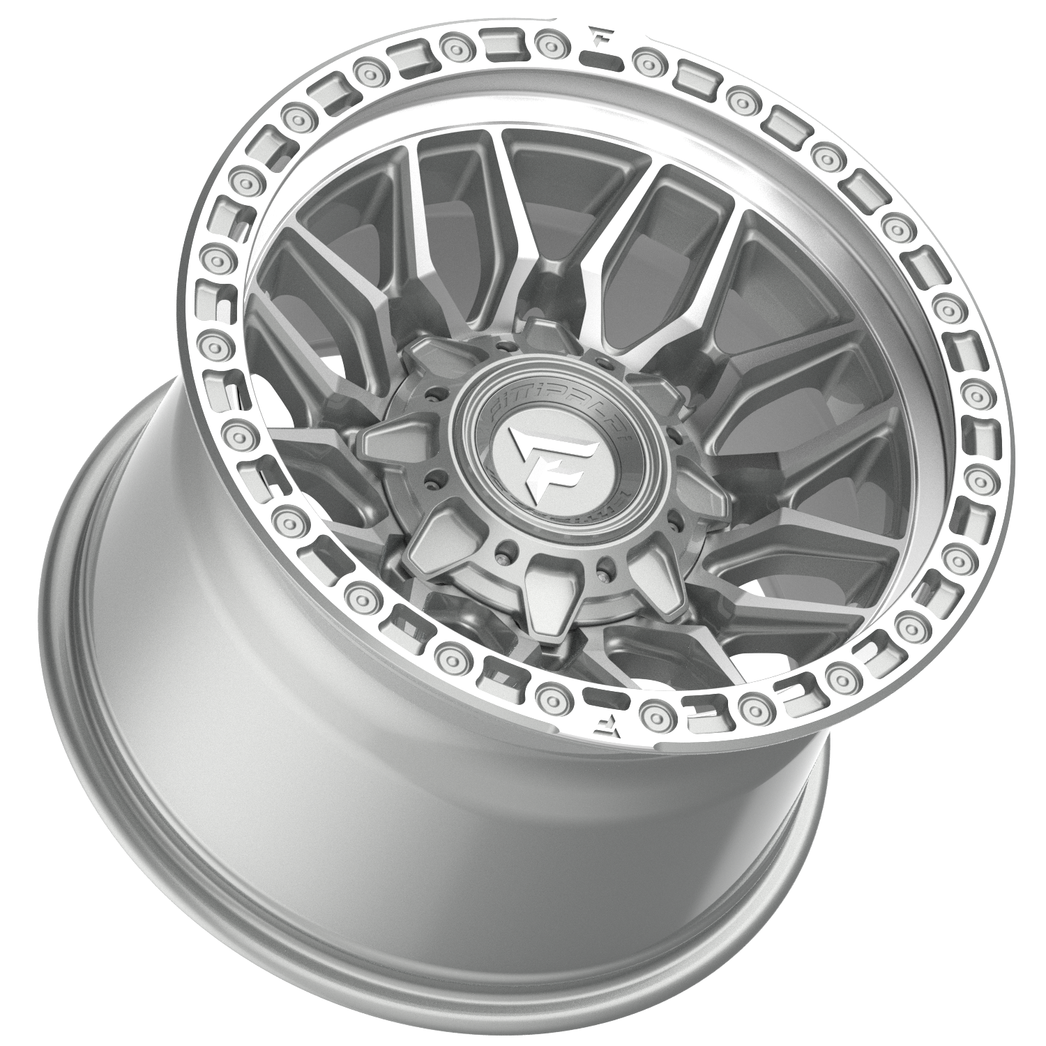 Fittipaldi Off Road FX200MSL Wheel - Machined Silver Machined Lip