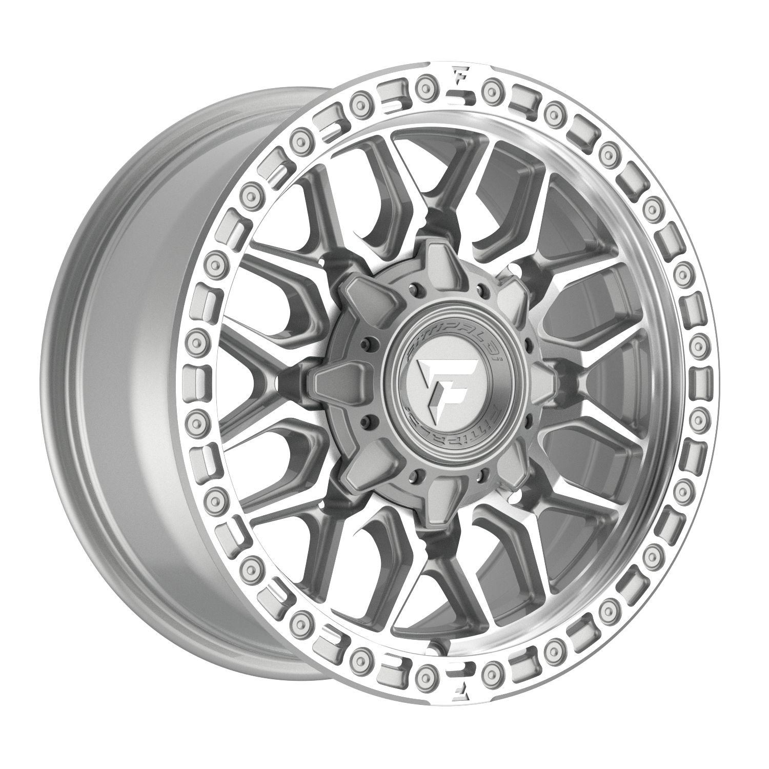 Fittipaldi Off Road FX200MSL Wheel - Machined Silver Machined Lip