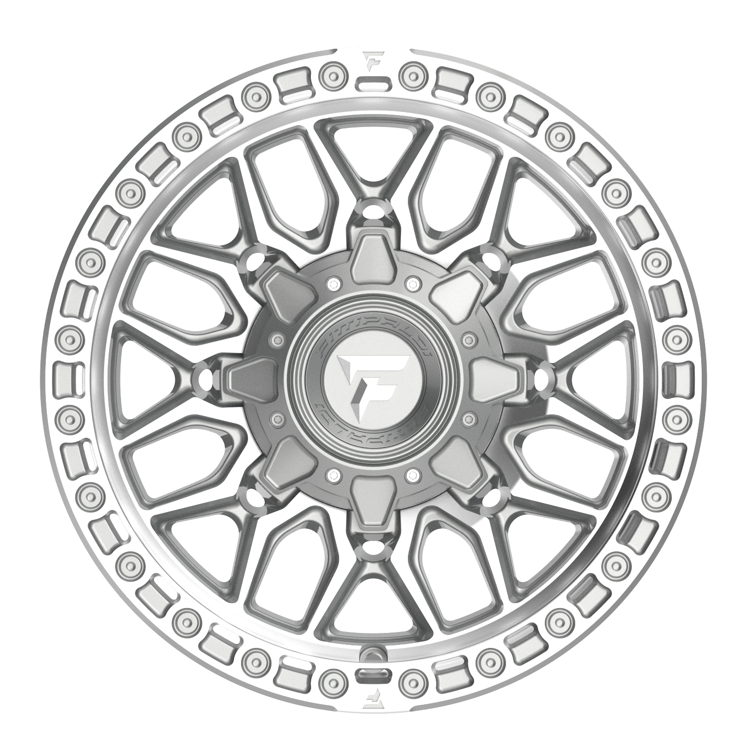 Fittipaldi Off Road FX200MSL Wheel - Machined Silver Machined Lip