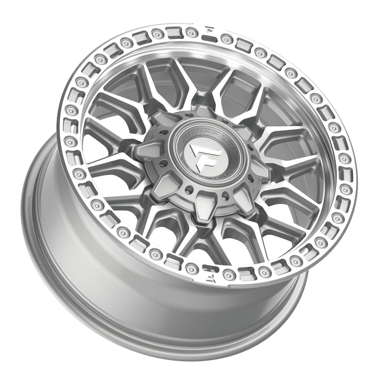 Fittipaldi Off Road FX200MSL Wheel - Machined Silver Machined Lip