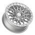 Fittipaldi Off Road FX200MSL Wheel - Machined Silver Machined Lip