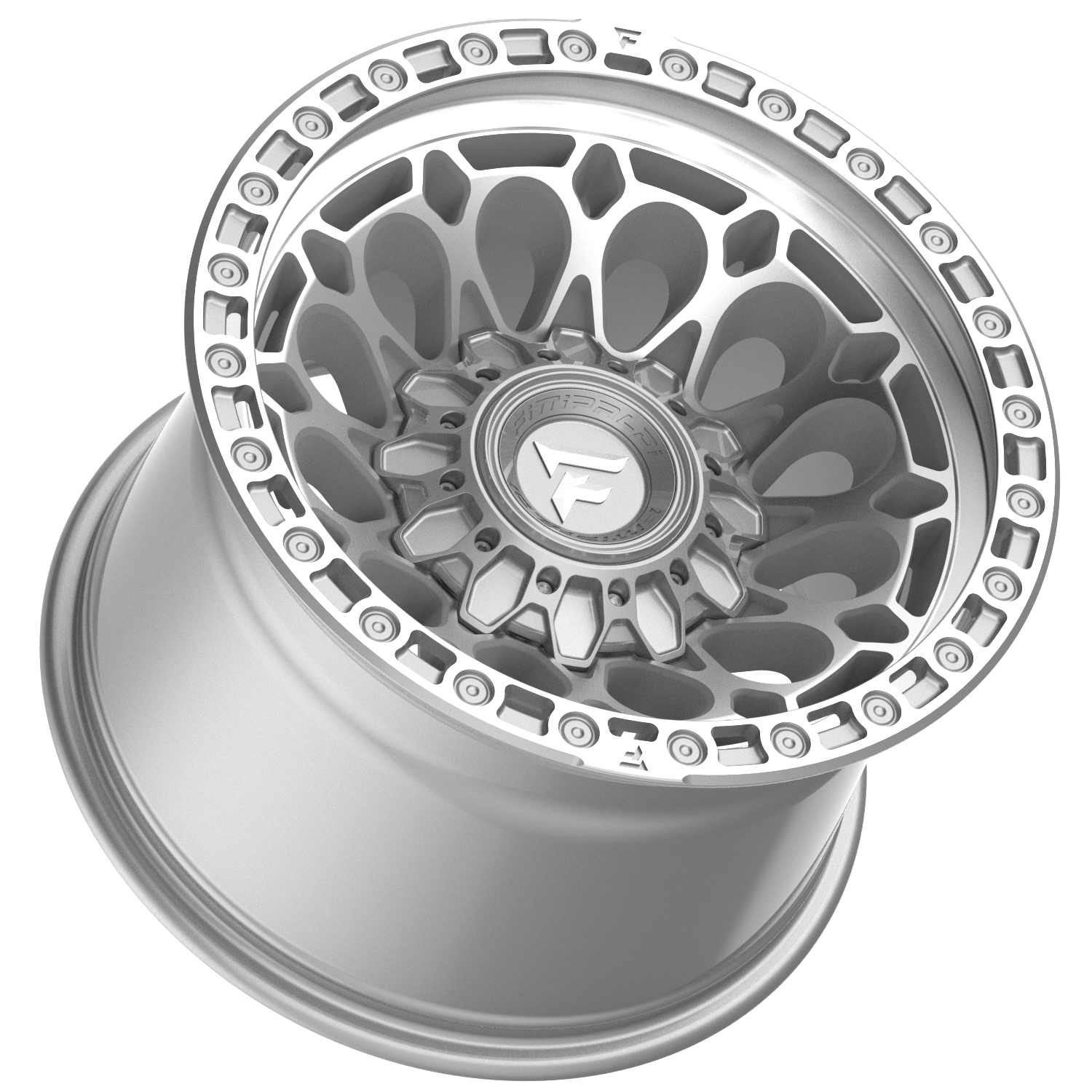 Fittipaldi Off Road FX201MSL Wheel - Machined Silver Machined Lip