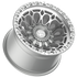 Fittipaldi Off Road FX201MSL Wheel - Machined Silver Machined Lip