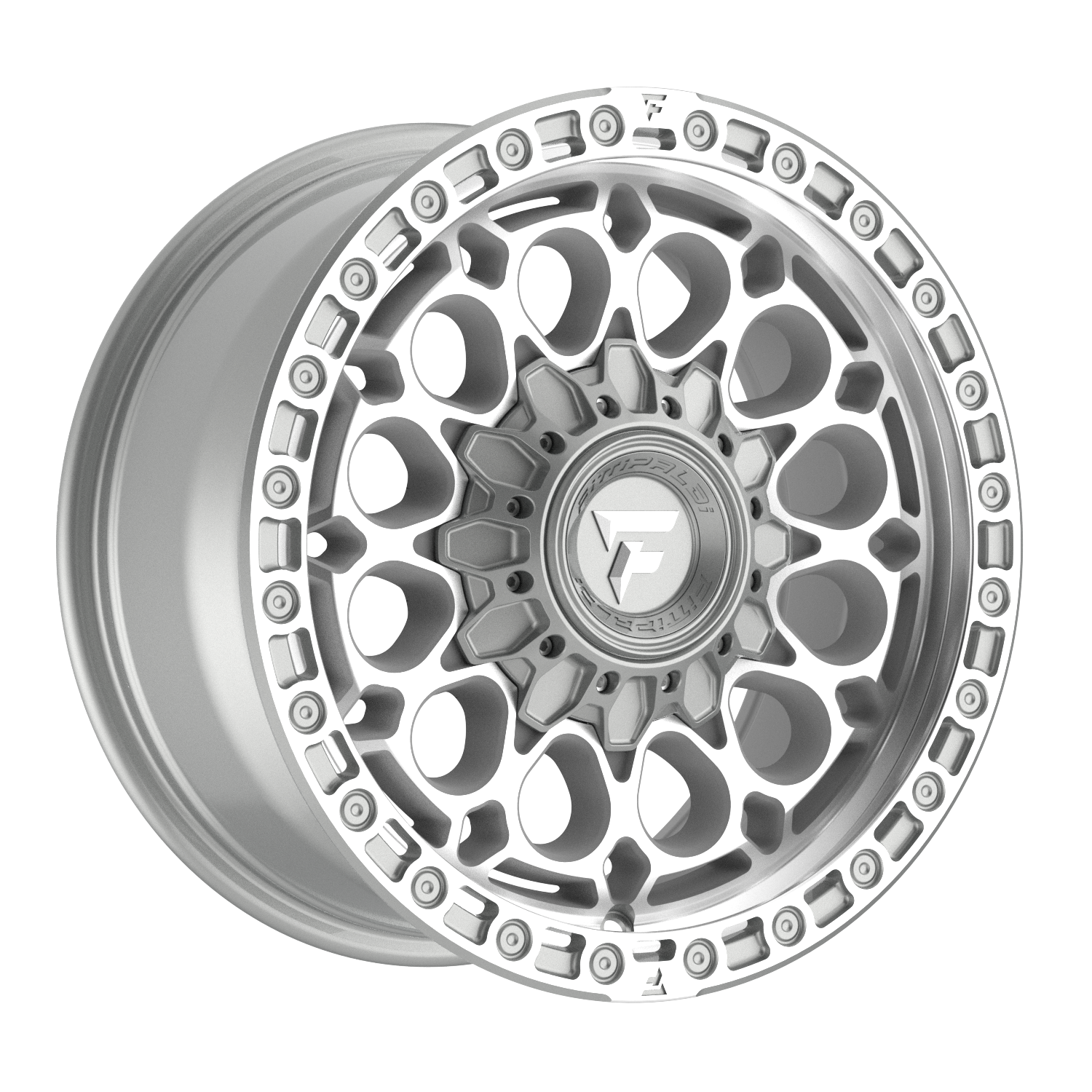 Fittipaldi Off Road FX201MSL Wheel - Machined Silver Machined Lip