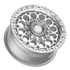 Fittipaldi Off Road FX201MSL Wheel - Machined Silver Machined Lip
