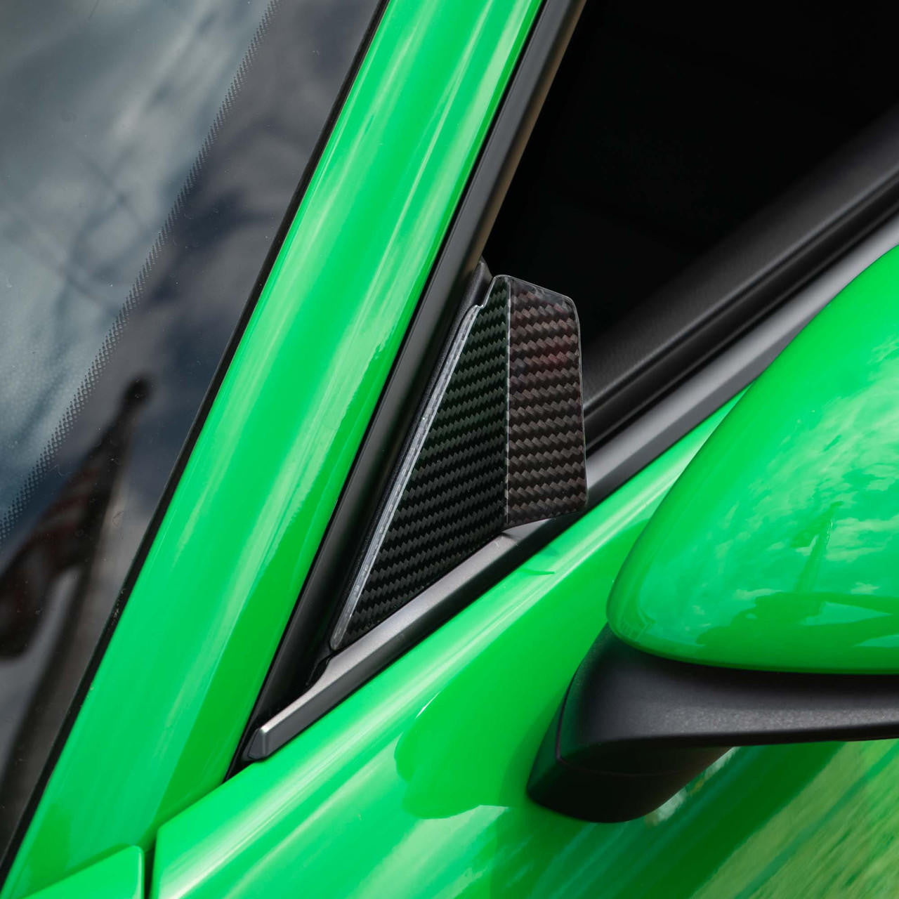 Fabspeed - Carbon Fiber Anti-Wind Buffeting Kit - Legends Auto Parts