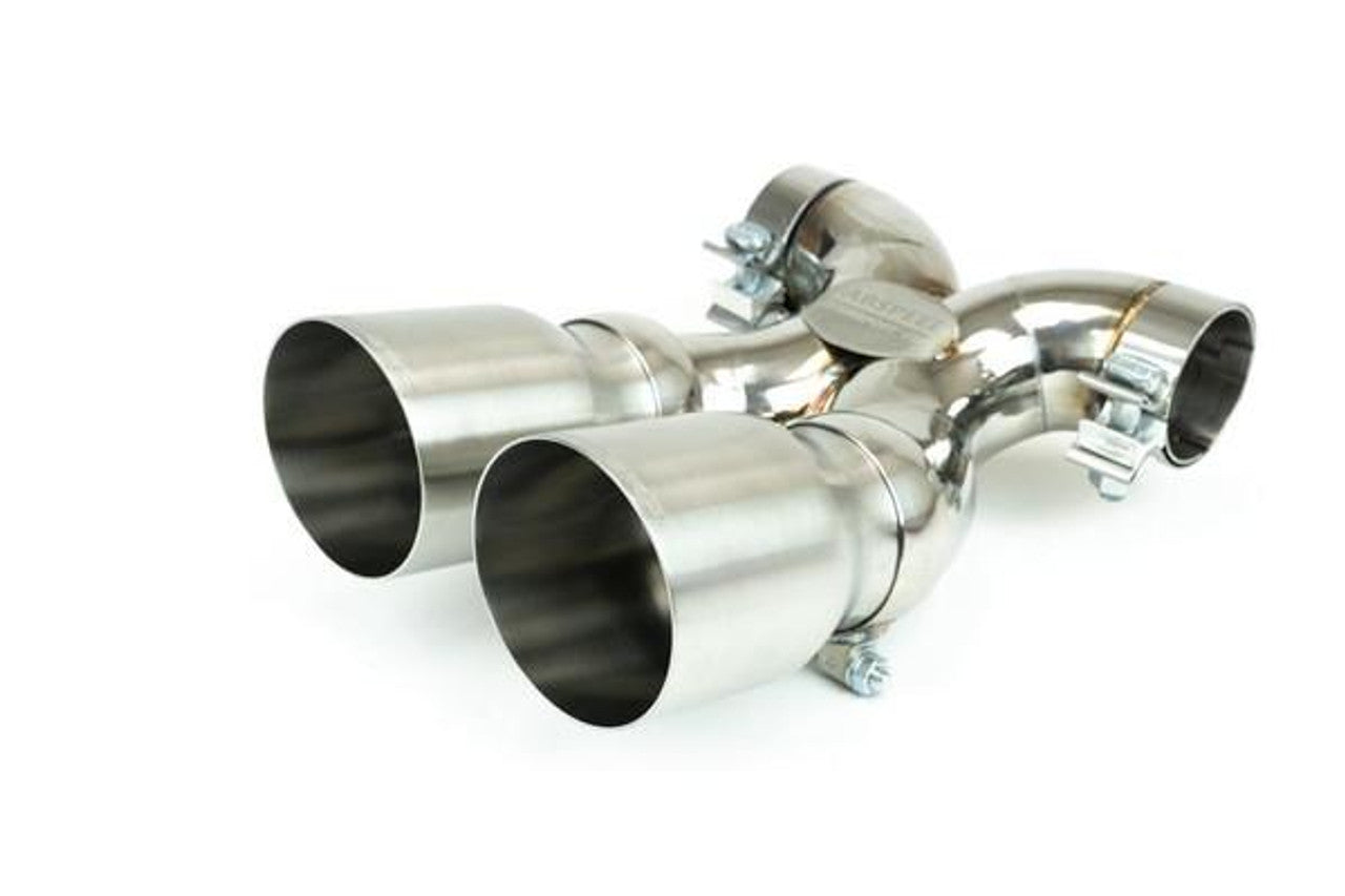 Fabspeed - Porsche 718 Boxster/Cayman Maxflo True X-Pipe with Dual Tips (2017+) - Legends Auto Parts