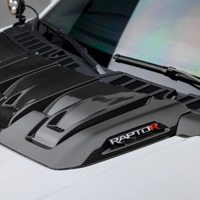 Vorsteiner - Ford F-150 Raptor R Hood Trim Scoop - Carbon Fiber PP 2x2 - Legends Auto Parts