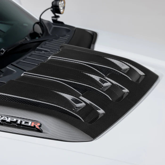 Vorsteiner - Ford F-150 Raptor R Hood Trim Scoop - Carbon Fiber PP 2x2 - Legends Auto Parts