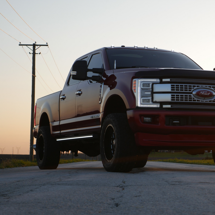 Lumastep M2 | 2014-2024 Chevrolet/GMC 1500/2500/3500 Powered Light Up Running Boards