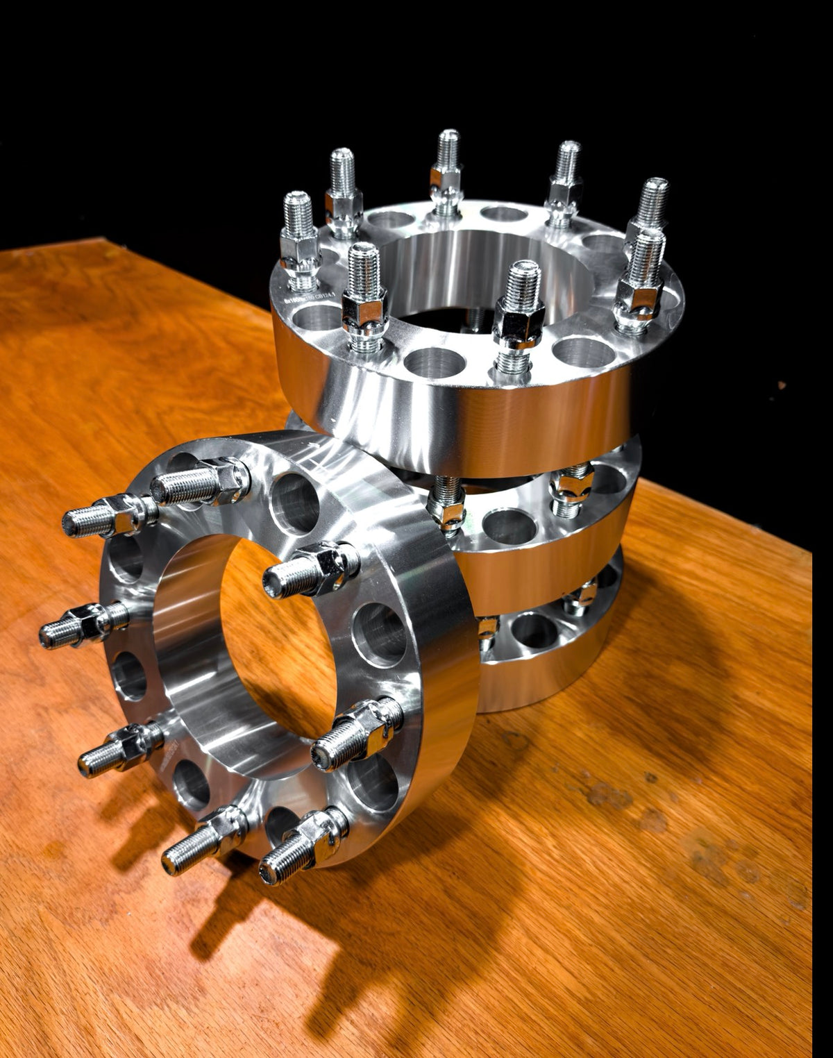 Shifted Industries 8-Lug Billet Wheel Spacers - Set of 4