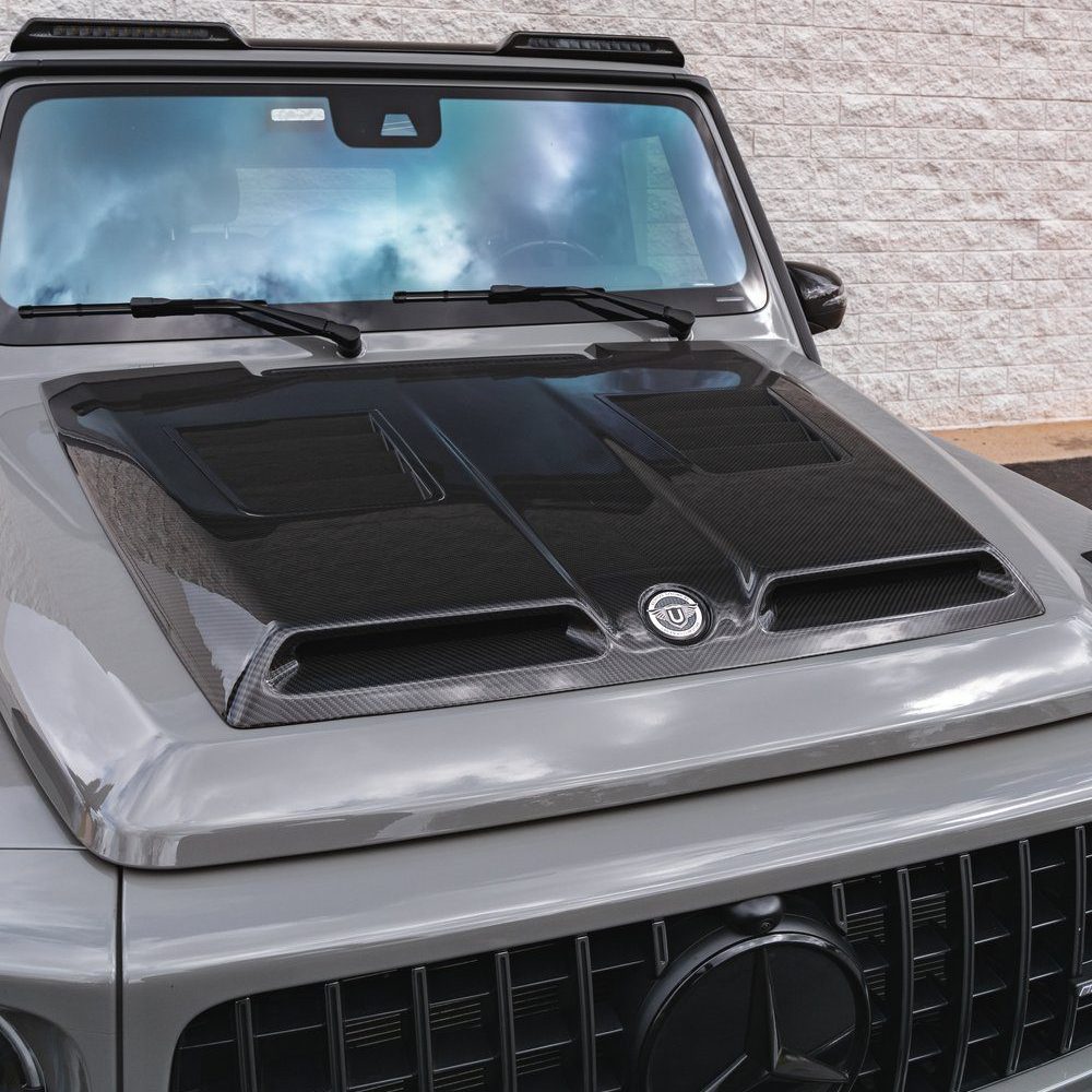 Urban Automotive Carbon Bullnose Vented Hood for W463 Mercedes-AMG G63 - Legends Auto Parts