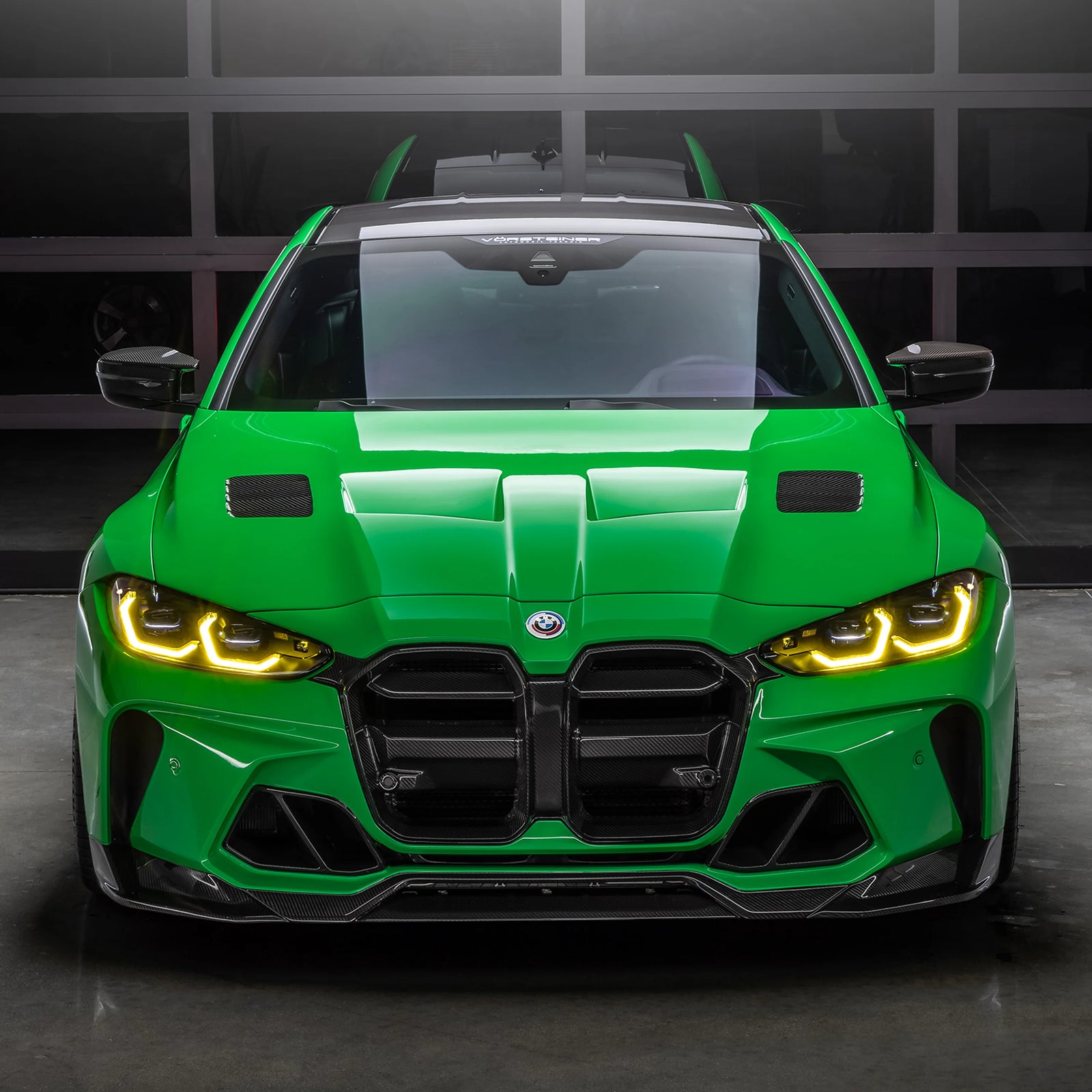 Vorsteiner - GTS-V BMW G8X M3 | M4 One-Piece Carbon Fiber Aero Front Bumper V-Style - Legends Auto Parts