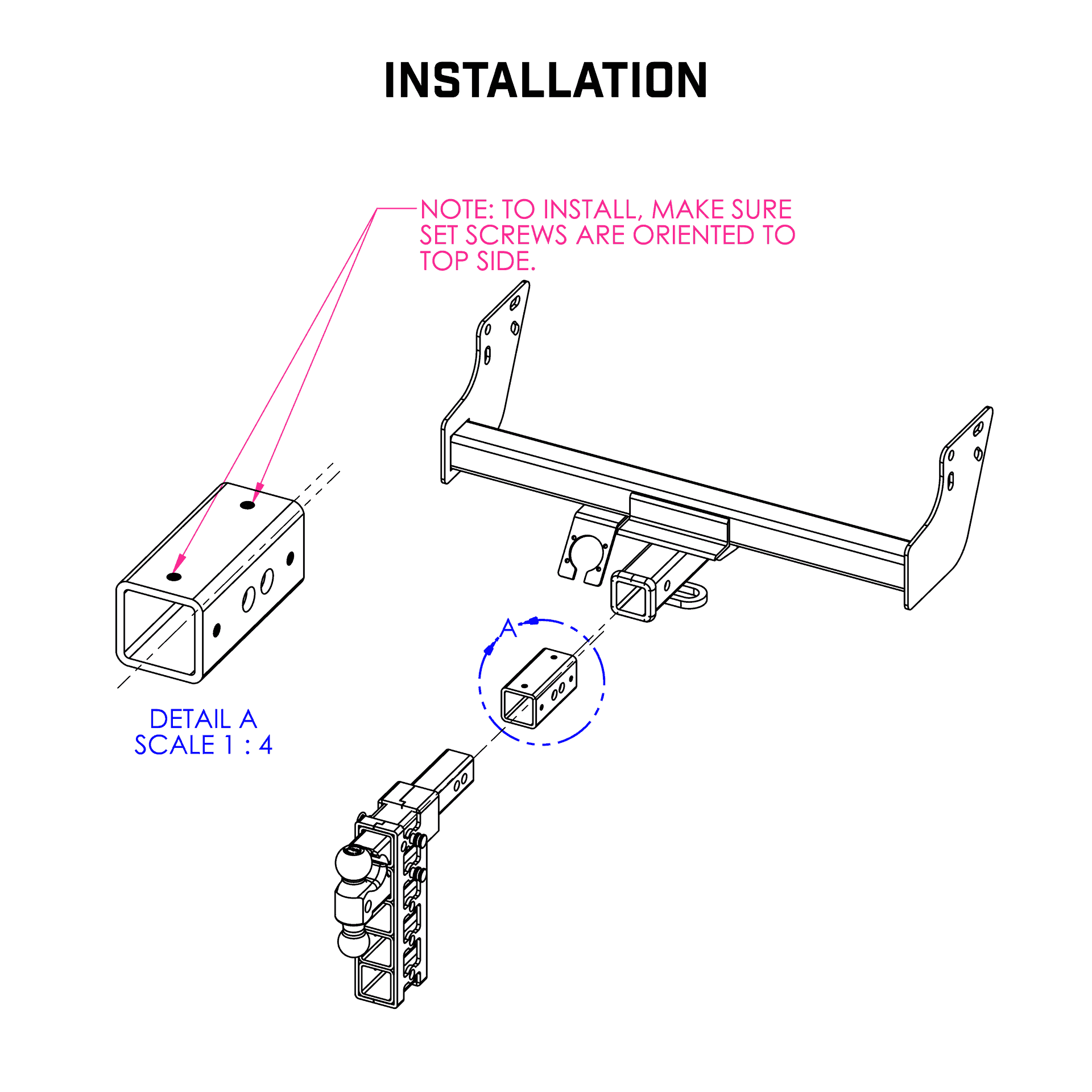 GEN-Y Hitch Bolt-On Reducer Sleeve