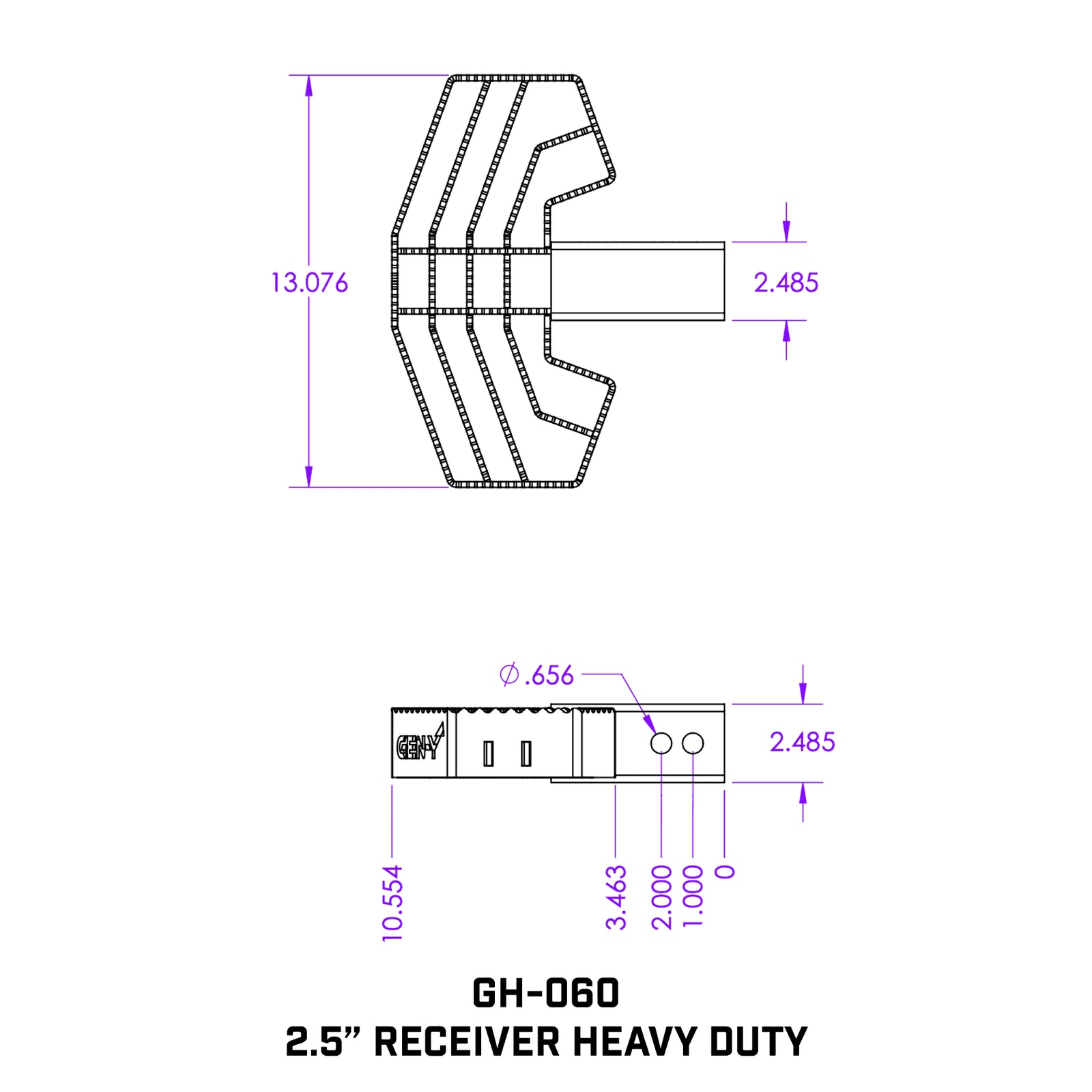 GEN-Y Hitch Serrated Hitch Step - Legends Auto Parts