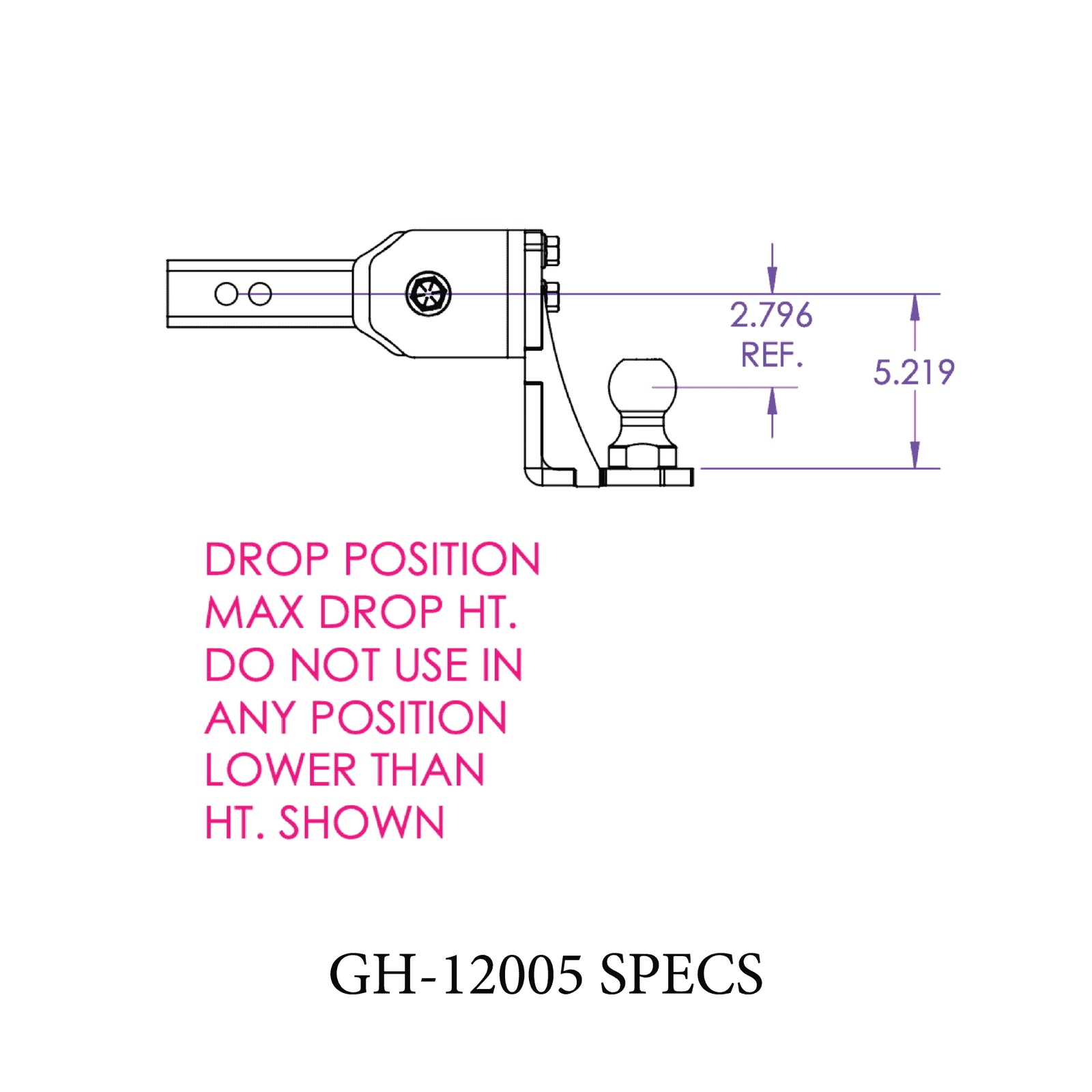 GEN-Y Hitch The Glyder 7K (Torsion-Flex) Ball Mount (2″ Shank)