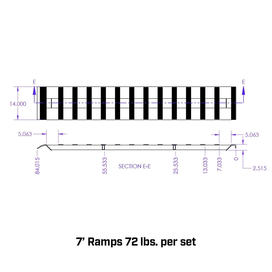 GEN-Y Hitch Replacement Single Aluminum Loading Ramp