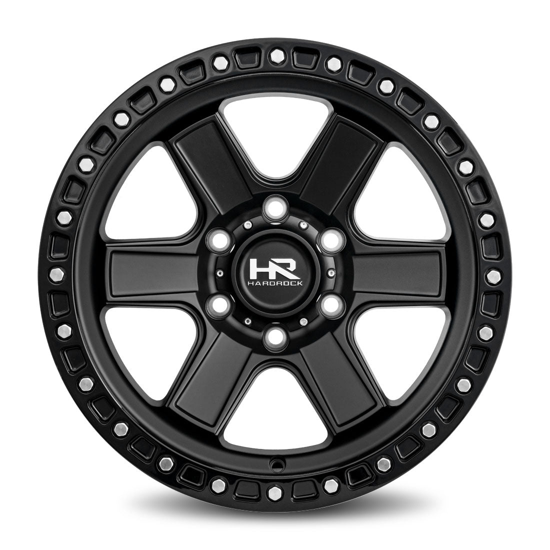 Hardrock Offroad - H104 17x9 Matte Black - Legends Auto Parts
