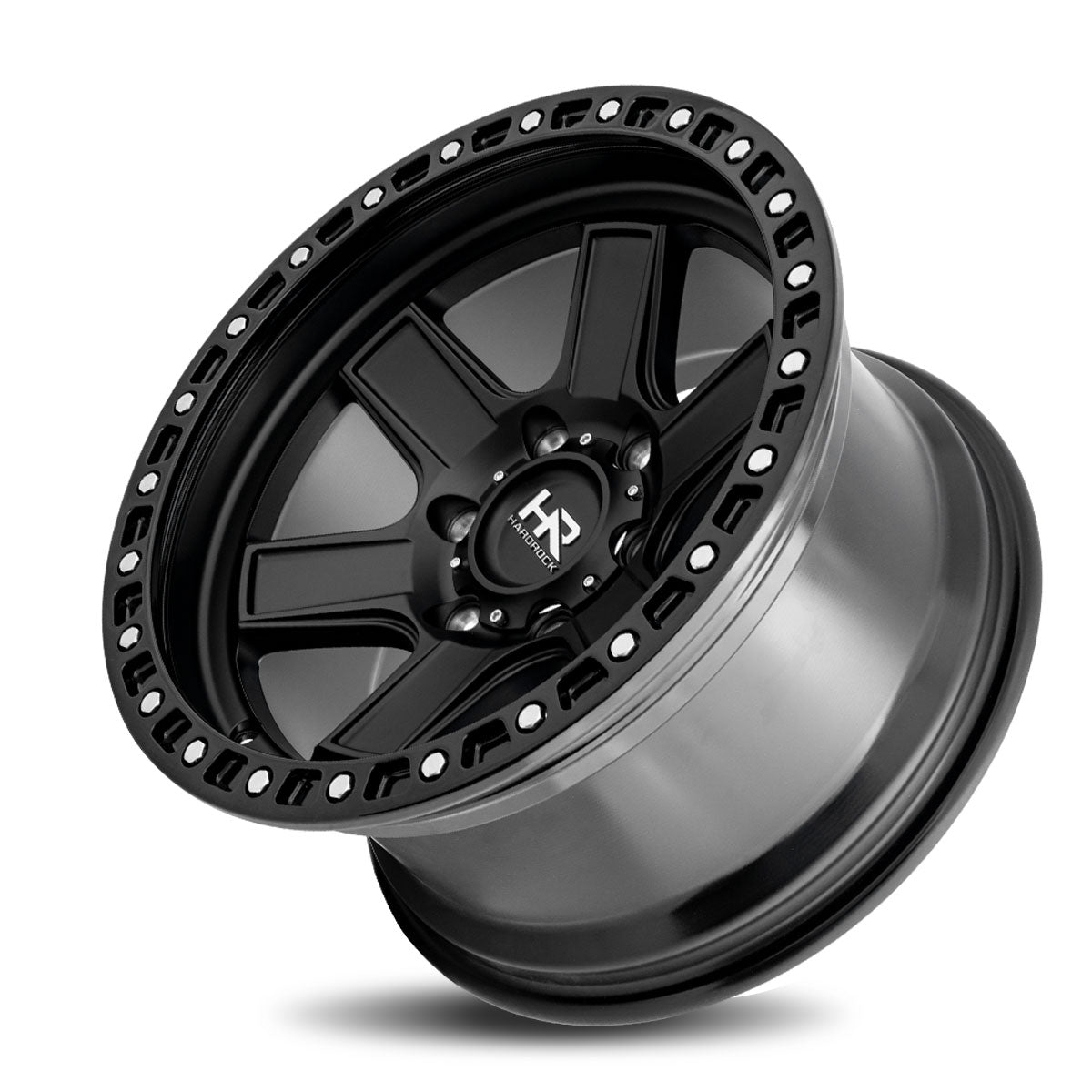 Hardrock Offroad - H104 17x9 Matte Black - Legends Auto Parts