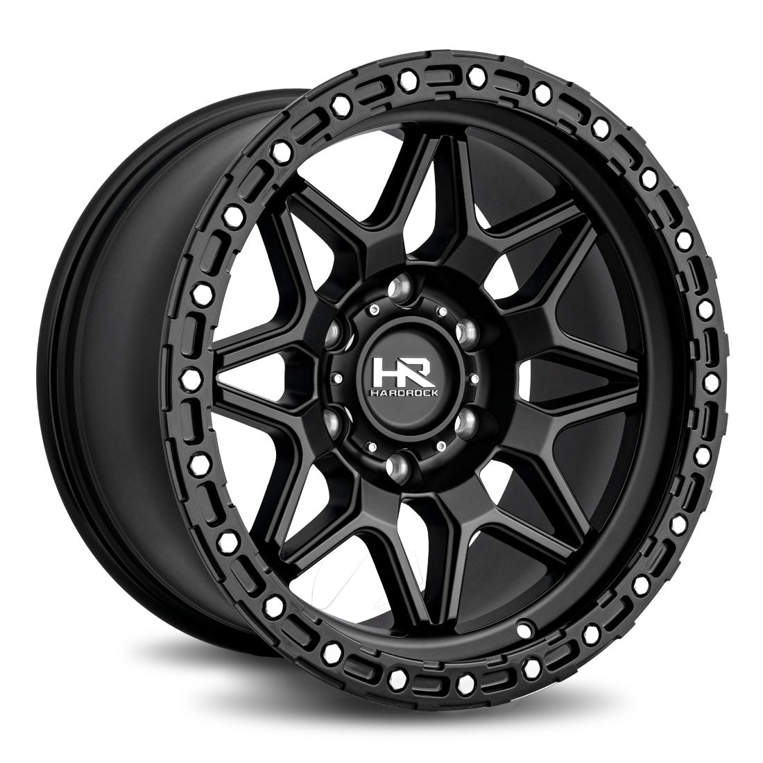 Hardrock Offroad - H105 17x9 Matte Black - Legends Auto Parts