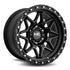 Hardrock Offroad - H105 17x9 Matte Black - Legends Auto Parts
