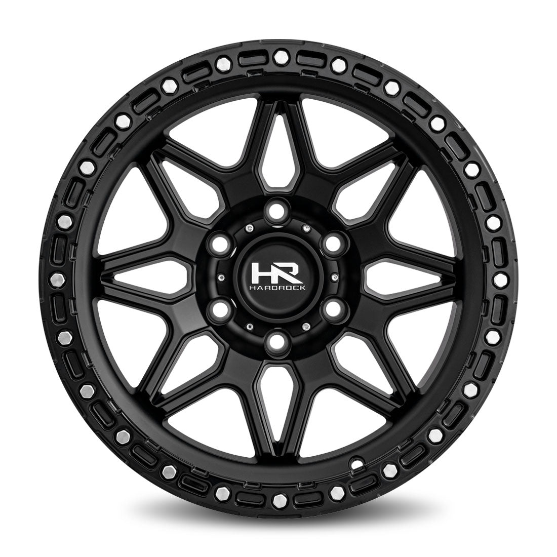 Hardrock Offroad - H105 17x9 Matte Black - Legends Auto Parts