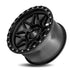 Hardrock Offroad - H105 17x9 Matte Black - Legends Auto Parts