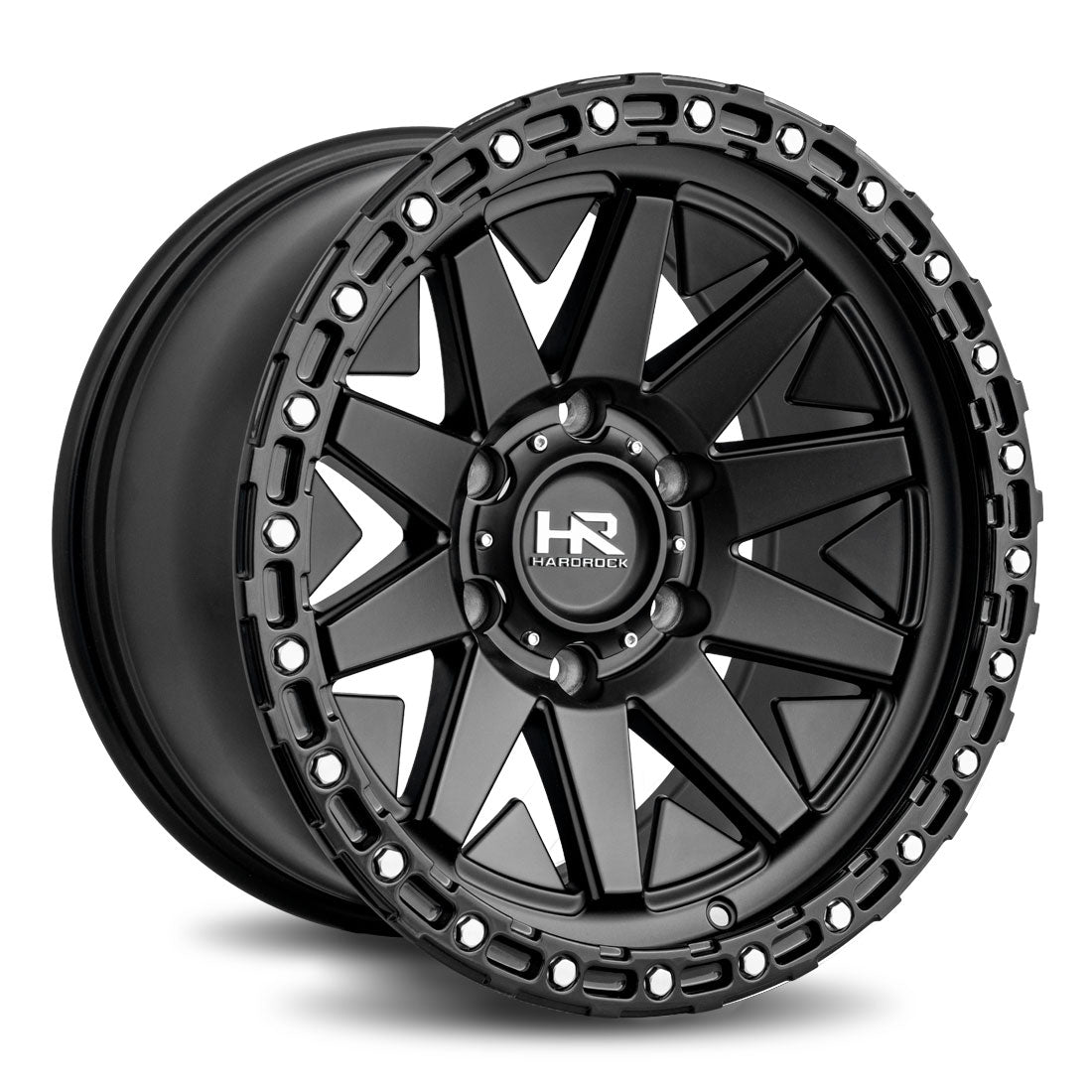 Hardrock Offroad - H106 17x9 Matte Black - Legends Auto Parts